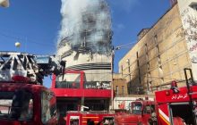 علت آتش‌سوزی در برج تجاری کرمان در دست بررسی است