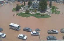 باز باران باز سیلاب در راه شهر رفسنجان است؟!
