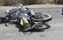 مرگ تلخ دو جوان موتورسوار در جاده سرچشمه رفسنجان