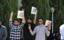تجمع دانشگاهیان دانشگاه ولی‌عصر رفسنجان در محکومیت جنایات رژیم صهیونیستی در غزه
