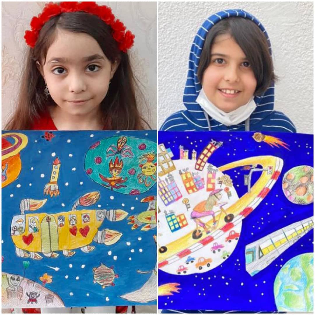 کودکان رفسنجانی در جشنواره نقاشی نجوم اول شدند