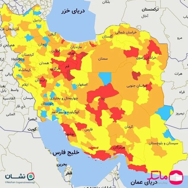 رفسنجان قرمز کرونایی شد/اُمیکرون می‌تازد