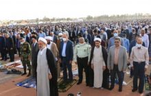 اقامه نماز عید فطر در رفسنجان با حضور گسترده مردم