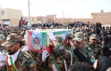 پیکر سرباز حادثه پادگان کرمان در رفسنجان به خاک سپرده شد