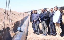 خط انتقال آب خلیج فارس به رفسنجان تا دو ماه آینده به بهره‌برداری می‌رسد