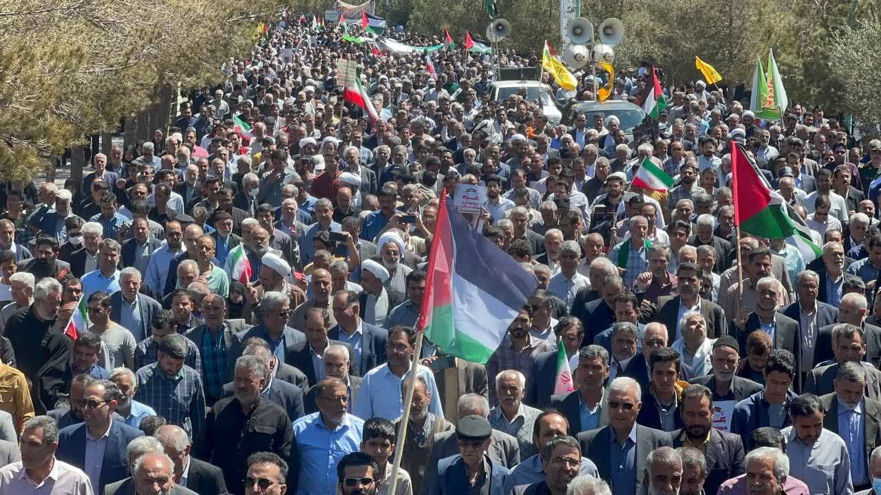 فیلم|حضور رفسنجانی‌ها در راهپیمایی روز جهانی قدس